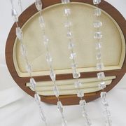 diy不锈钢手工链条8mm正方块大米珠水晶，链子服装配饰挂链饰品材料