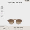 CHARLES＆KEITH春夏配饰CK3-21280417女士时尚圆形太阳眼镜