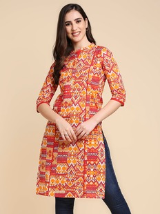 2023夏季 印度进口传统女装民族风上衣纯棉印花中长款服饰