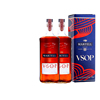 Martell马爹利VSOP赤木1000ML 2瓶组合装 海外进口白兰地洋酒