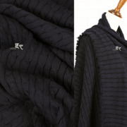 粗棒针织/绞花纹毛衣 冬季羊毛手工衫外套围巾保暖时装毛线面料