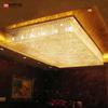 非标灯具酒店工程灯，大型长方形现代水晶灯，豪华大堂水晶