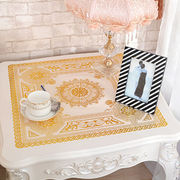 高档pvc镂空餐垫床头柜，盖布茶几垫桌垫万能盖布烫金