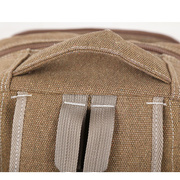 帆布双肩包50升大容量，旅行包旅游户外背包运动行李包男女学生书包