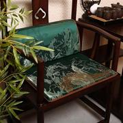 新中式红木椅子垫实木座垫餐椅圈椅垫茶桌茶椅凳子坐垫护腰腰托垫