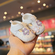 春季女宝宝鞋子一岁公主宝宝鞋，春秋0-3-6个月婴儿软底学步鞋防滑8