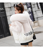反季羽绒服女冬装韩版高端时尚，气质东大门羊羔绒皮毛一体外套