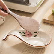 日式陶瓷厨房台面置物架锅铲，架托汤勺架托放勺子炒菜铲子收纳架盘