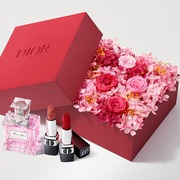 七夕24小时Dior迪奥花漾红唇礼盒 迪奥香水口红礼物 花盒