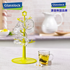 韩国glasslock家用水杯架沥水挂架