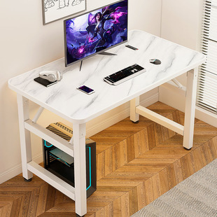 可折叠电脑桌台式书桌家用卧室小桌子简易学习写字桌办公桌会议桌
