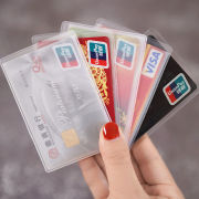 透明磨砂防磁身份证件套银行卡套定制会员卡套公交卡套PVC防水证