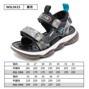 2023夏季Warrior/回力大童中学生童鞋软底男韩版包头儿童凉鞋