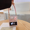 日韩可爱粉色兔子适用于三星zflip4手机壳手提女款zflip3折叠外壳新