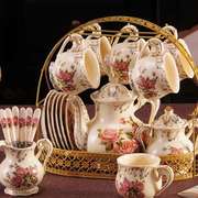 欧式咖啡杯具套装家用英式乔迁新居闺蜜结婚礼物高档陶瓷茶具套装