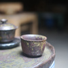 水云茶器原始青瓷手捏杯粗陶茶杯个人杯纯手工茶具单杯