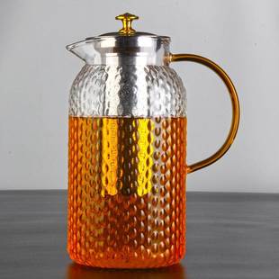 超大加厚玻璃茶壶耐热304过滤网网红泡，茶壶防爆套装明火家用煮茶