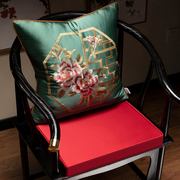 红木家具坐垫乳胶垫中式椅子垫靠垫高档太师椅茶椅座垫餐椅垫定制