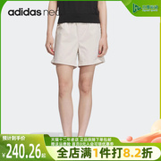 Adidas阿迪达斯NEO女裤2023夏季运动训练透气休闲短裤IP3904