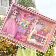芭巴比娃娃礼盒套装，仿真公主娃娃套装女孩，过家家玩具培训机构礼物