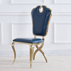 欧式轻奢后现代餐椅新古典现代简约不锈钢酒店样板房设计师化妆凳