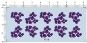 1772整版胶紫色花瓣樱花红异端蓝异端独角兽迷彩比例模型剪水贴纸