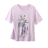 339元UC系列卡通可爱小猫棉质百搭简单T恤当季夏季女装