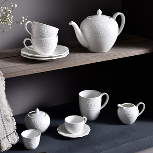 暮云爱丽丝茶壶套装咖啡杯碟，奶壶欧式英式下午茶，杯子奶茶陶瓷定制