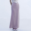 Giasemí 原创优雅包臀修身鱼尾紫色半裙拖地长裙 经典半裙铜氨丝