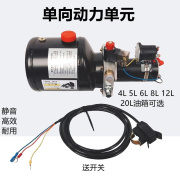 电动燃油摩托三轮车改装电控液压自卸翻斗缸油泵12V24V48V60V72V