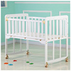 白漆婴儿床实木环保多功能宝宝bb床，摇篮床新生儿拼接大床随意移动