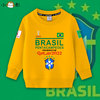 巴西法国德国葡萄牙卡塔尔世界杯足球迷服圆领卫衣男女儿童装长袖