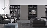 现代板式简约客厅电视柜，储物柜与卧房家具设计素材资料