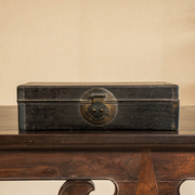 清早期紫檀文房盒（黄花梨底板）古玩古董摆件收藏小叶紫檀首饰盒