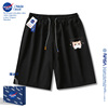 NASA女童运动短裤夏季外穿2024女大童儿童装男童夏装五分裤子