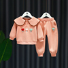 1-3岁女童套装2024春季女宝宝，洋气两件套婴儿童，休闲卫衣春装衣服4