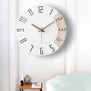 北欧钟表挂钟客厅卧室个性现代简约创意静音，时尚家用时钟墙免打孔