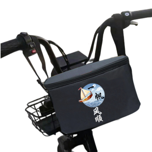 防水电动车储物挂包踏板摩托车，电瓶单车布兜雨衣手机充电器收纳袋