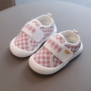 春秋宝宝学步鞋软底，1-2岁男女童防滑休闲布鞋，789个月婴儿单鞋