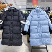 Adidas/阿迪达斯neo女子冬季羽绒服中长款鸭绒运动外套H18619