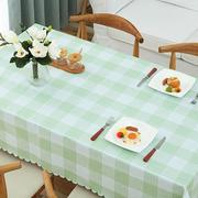 茶几餐桌布防水防油防烫pvc塑料，免洗桌布布艺，北欧长方形台布桌垫