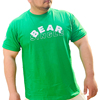 XANTHINE男士原创大码T恤纯棉绿色BEAR卡通
