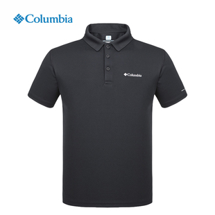 春夏Columbia哥伦比亚户外男降温清凉速干短袖T恤POLO衫AE6082