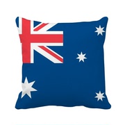 澳大利亚国旗大洋洲国家象征符号 方形抱枕靠枕沙发靠垫含芯礼物