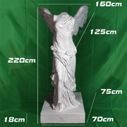 欧式大型雕塑玻璃钢水泥石膏仿古人物艺术摆件胜利女神光明天使