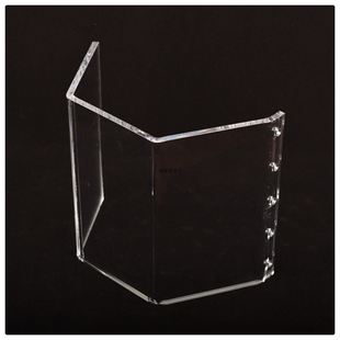 高来亚克力切割一体，展示折弯热罩定制透明盒，加工有w机玻璃板防尘