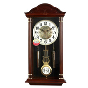 金钟宝老式报时挂钟中式复古摇摆钟表客厅家用静音，欧式创意石英钟