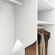 白色衣柜贴纸防霉防潮加厚自粘衣橱改色翻新柜子，里面内部专用垫纸