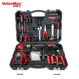 valuemax100件套电子电讯，组套工具多功能电工工具箱，电讯维修