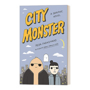英文原版citymonster城市怪物，幽默科幻漫画rezafarazmand英文版进口英语原版书籍